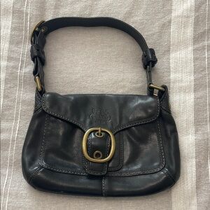 Coach Black Leather Women's Bag